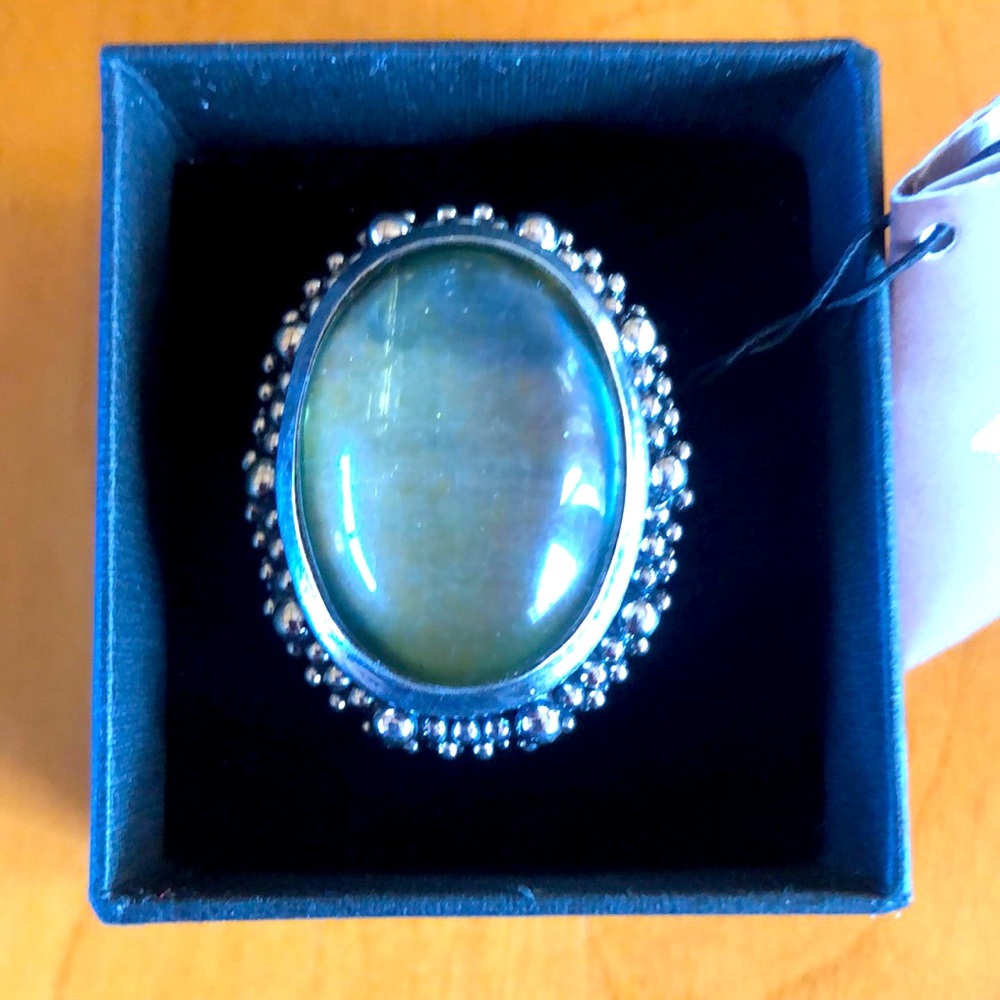 Stephen Dweck Mother of Pearl Quartz Ring